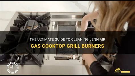 how to clean jenn air cooktop